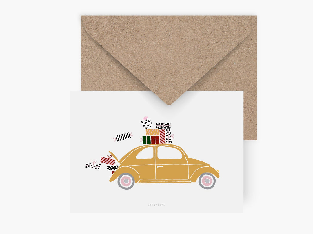 Grußkarte | Driving Home For Christmas No. 1