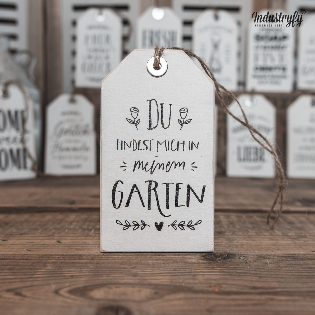 Hangtag | Du findest mich in meinem Garten