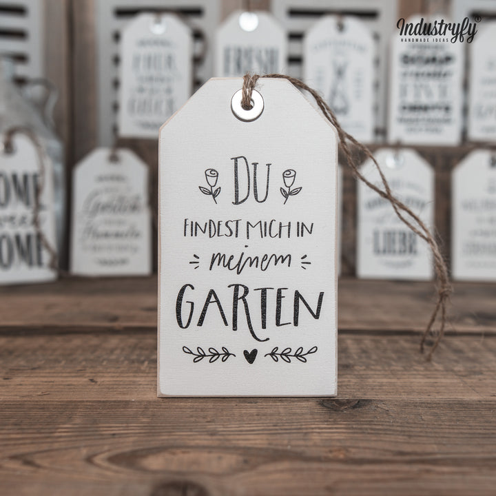 Hangtag | Du findest mich in meinem Garten