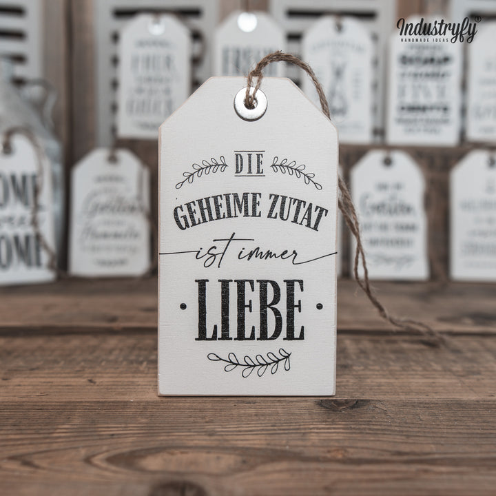 Hangtag | Die geheime Zutat ist immer Liebe