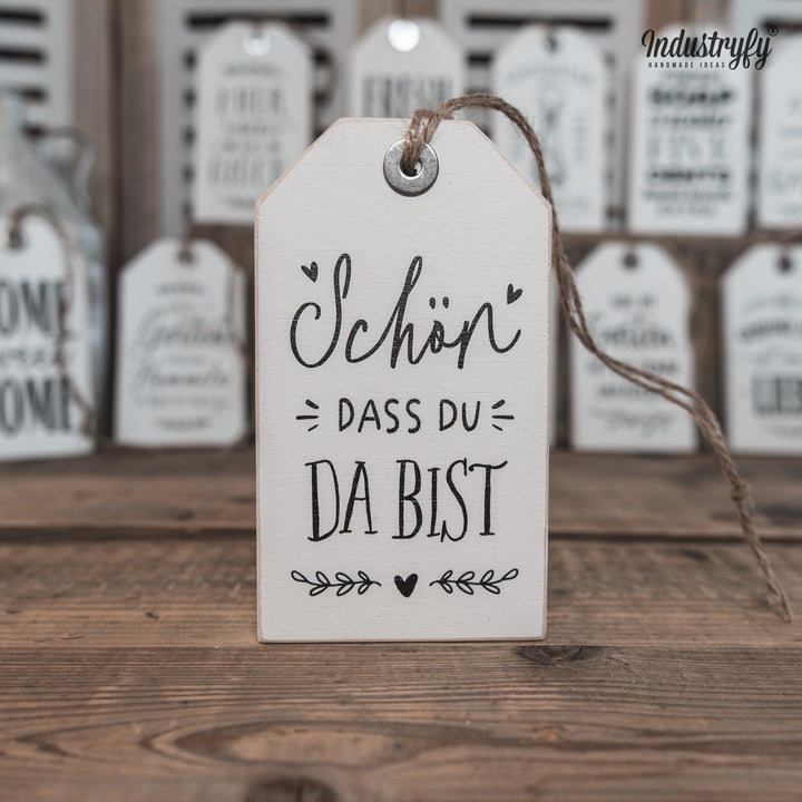 Hangtag | Schön dass du da bist