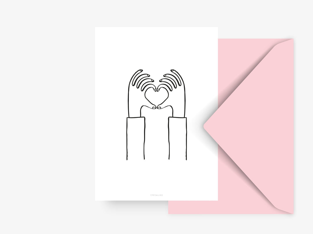 Grußkarte | Heart you