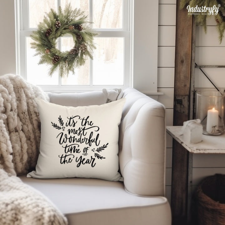 Kissenhülle | it's the most wonderful time