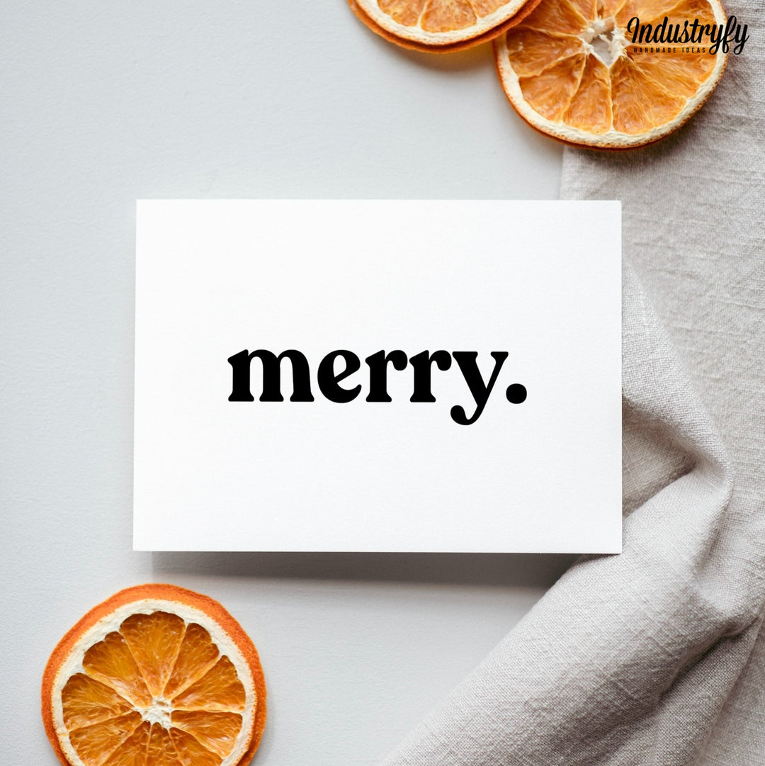 Weihnachtskarte | Merry