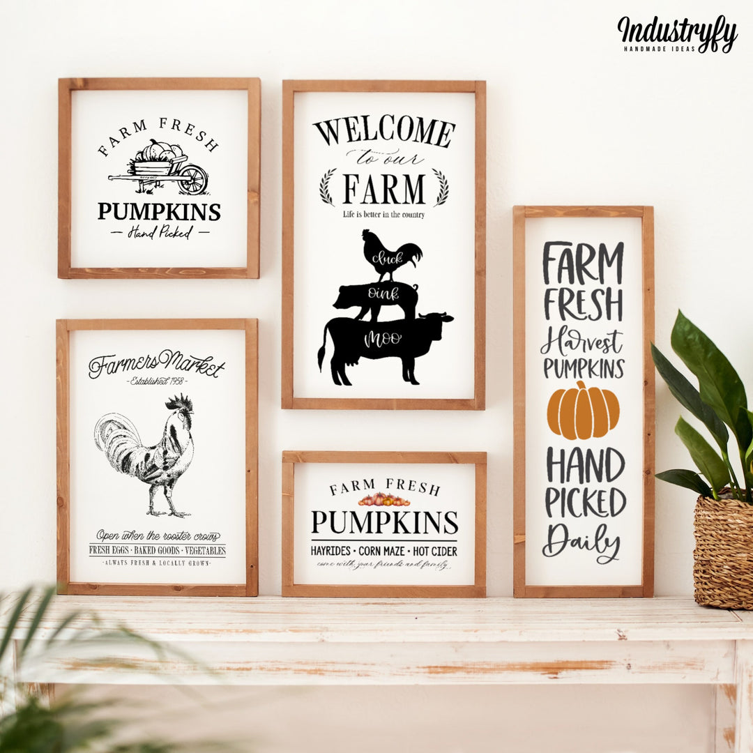 Landhaus Board | Welcome pumpkin