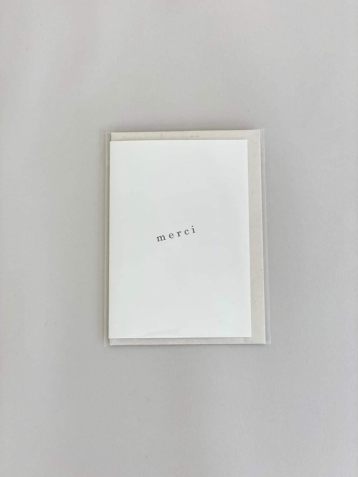 Grußkarte | Merci