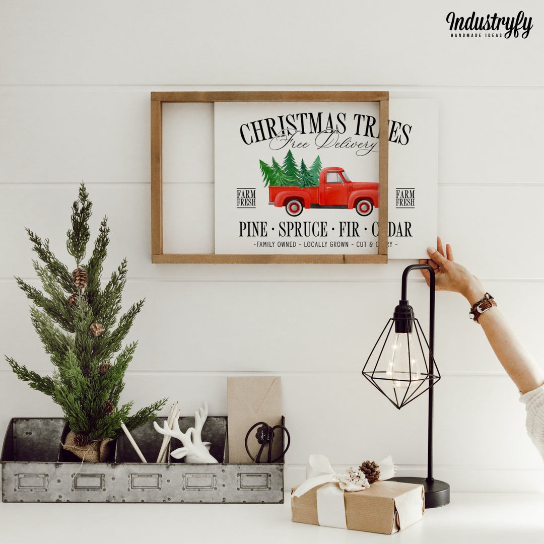 Landhaus Schild | Christmas Tree Delivery