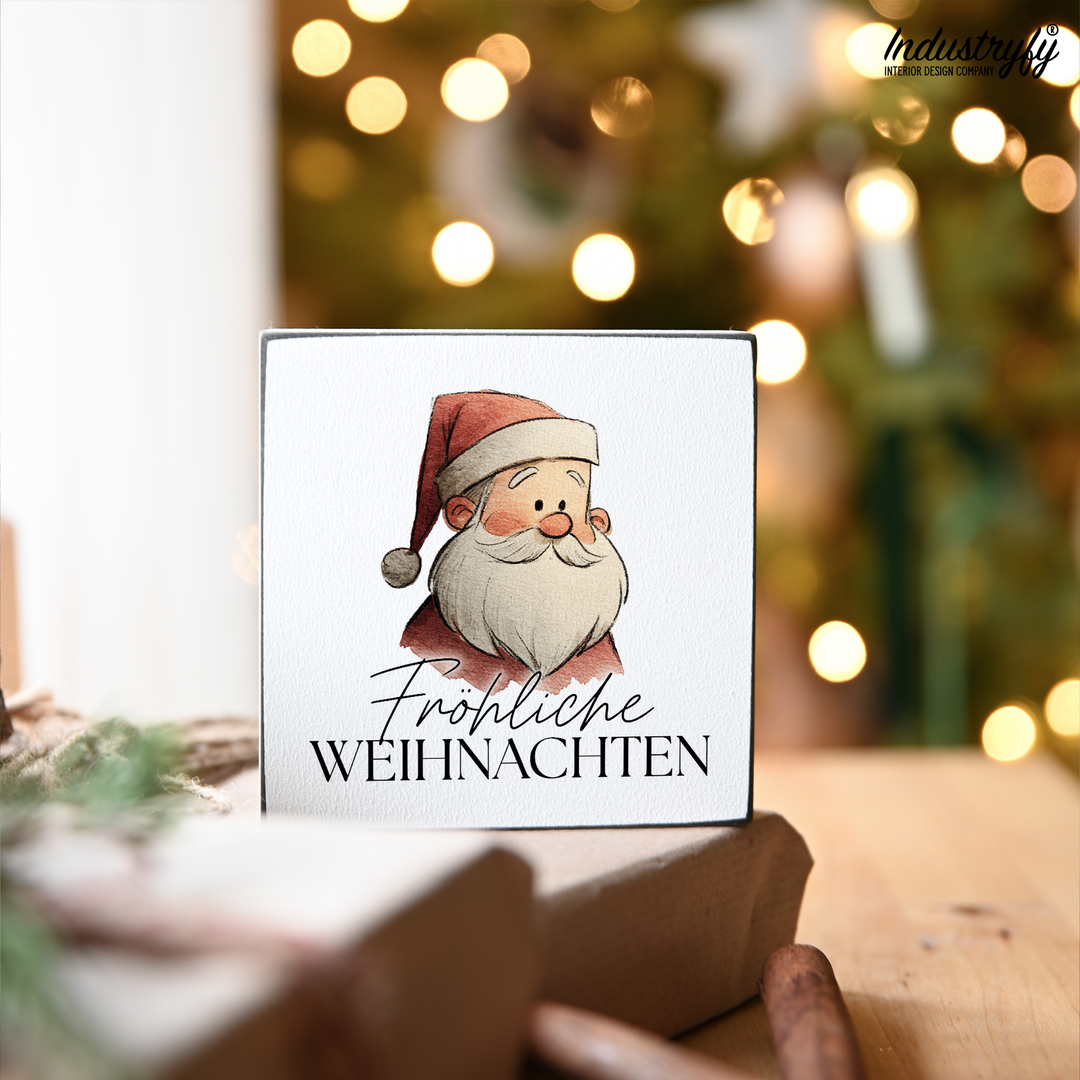 Miniblock | Fröhliche Weihnachten Santa