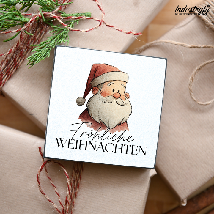 Miniblock | Fröhliche Weihnachten Santa