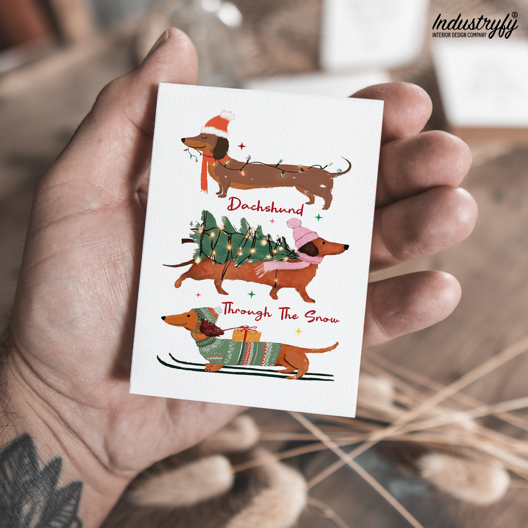 Miniblock | Dachshund trough the snow