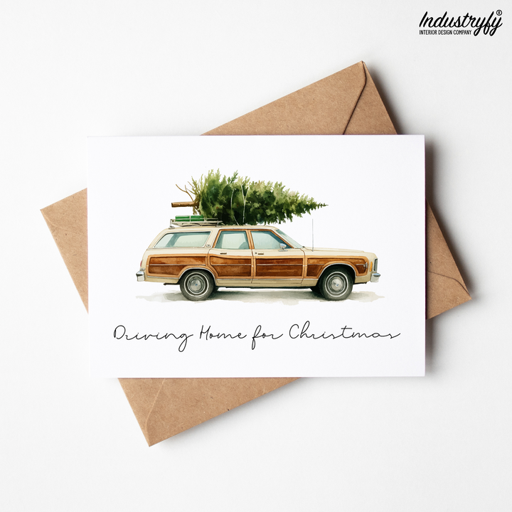 Grußkarte | Driving Home for Christmas
