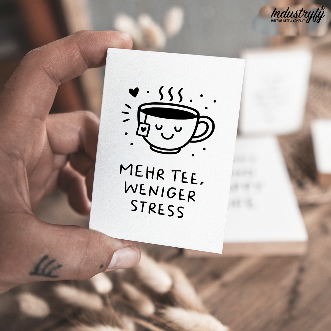 Miniblock | Mehr Tee, weniger Stress