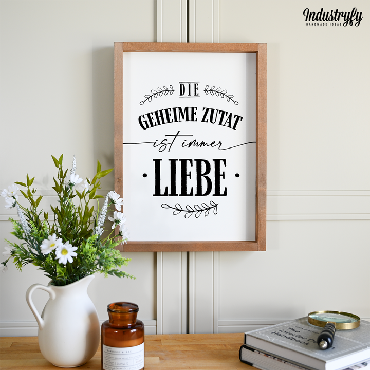 Landhaus Schild | Die geheime Zutat ist immer Liebe