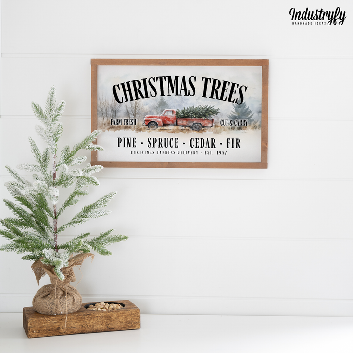 Landhaus Schild | Christmas Trees