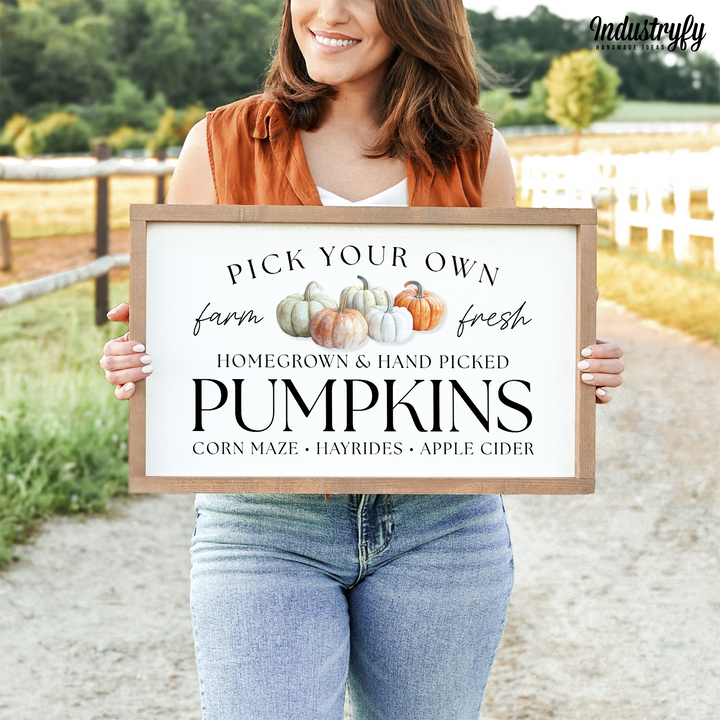 Landhaus Schild | Handpicked Pumpkins