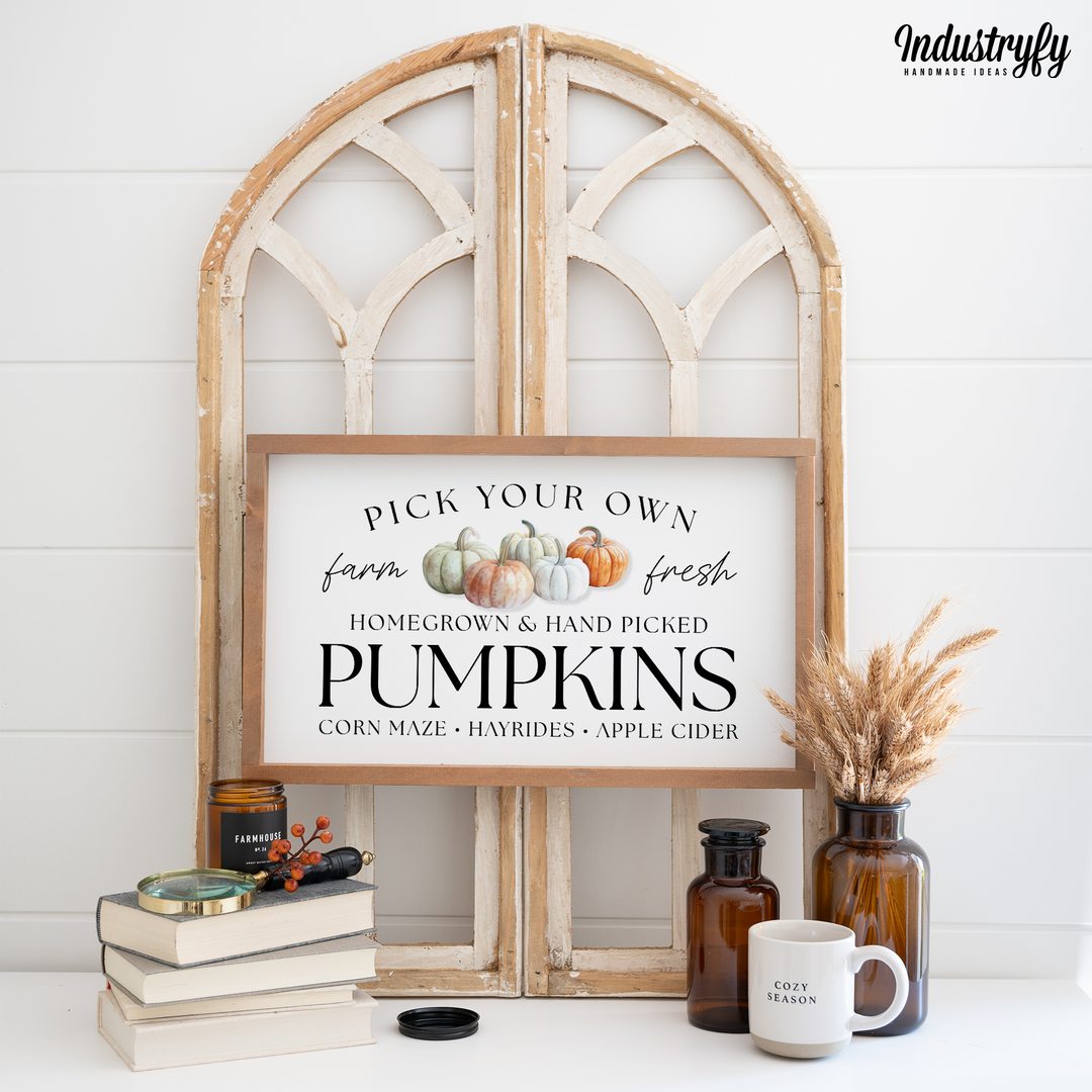 Landhaus Schild | Handpicked Pumpkins