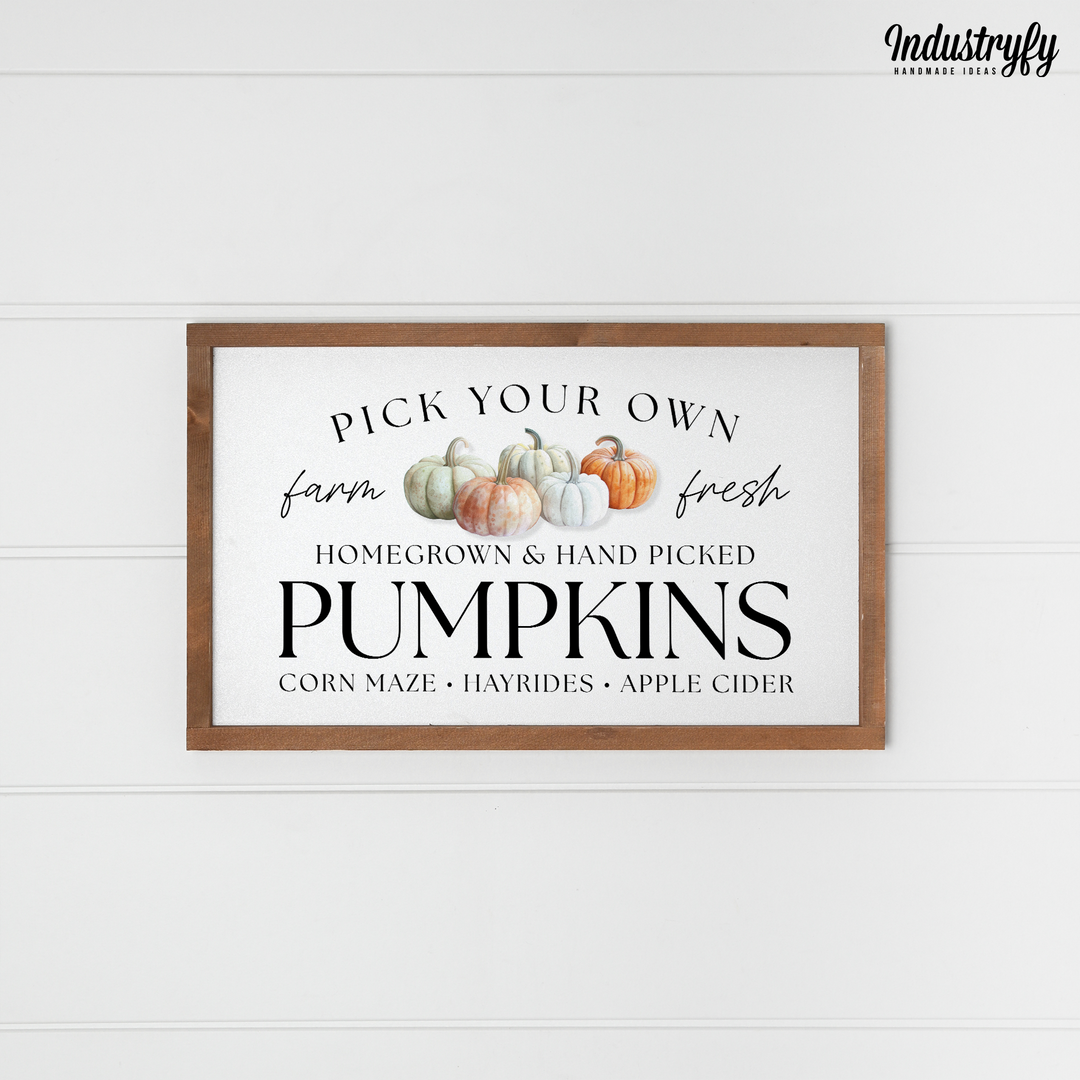 Landhaus Schild | Handpicked Pumpkins