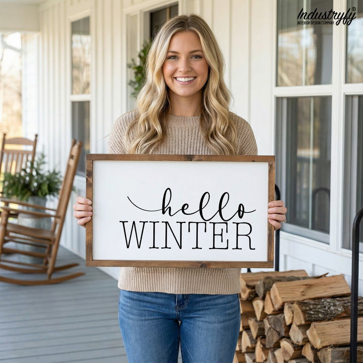 Landhaus Schild | Hello Winter