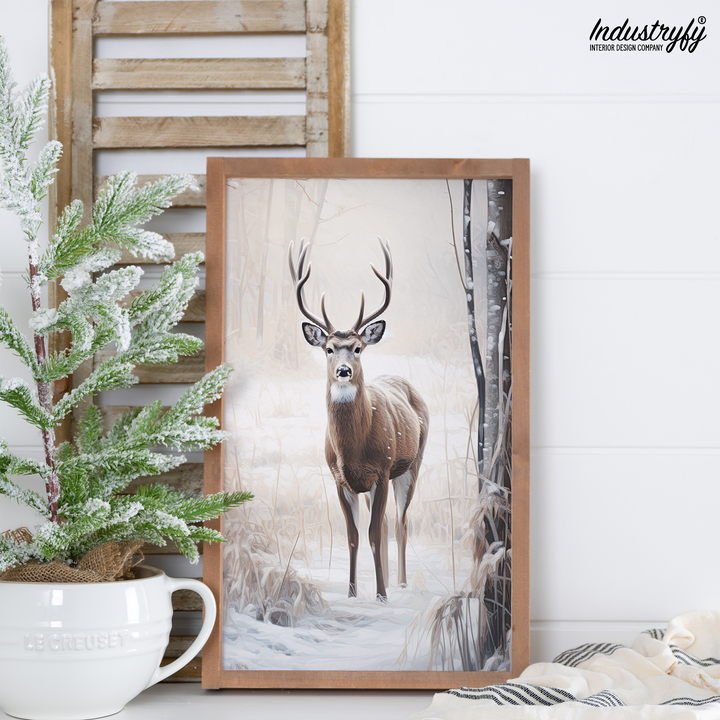 Landhaus Schild | Winter Hirsch
