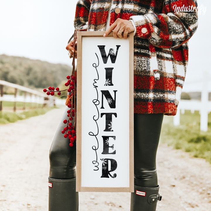 Landhaus Schild | Welcome Winter No1