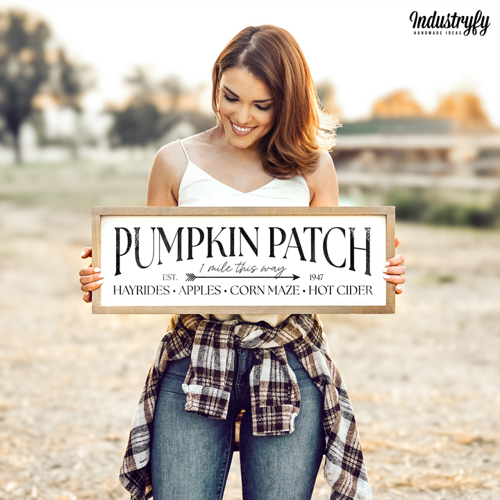 Landhaus Schild | Pumpkin Patch No4