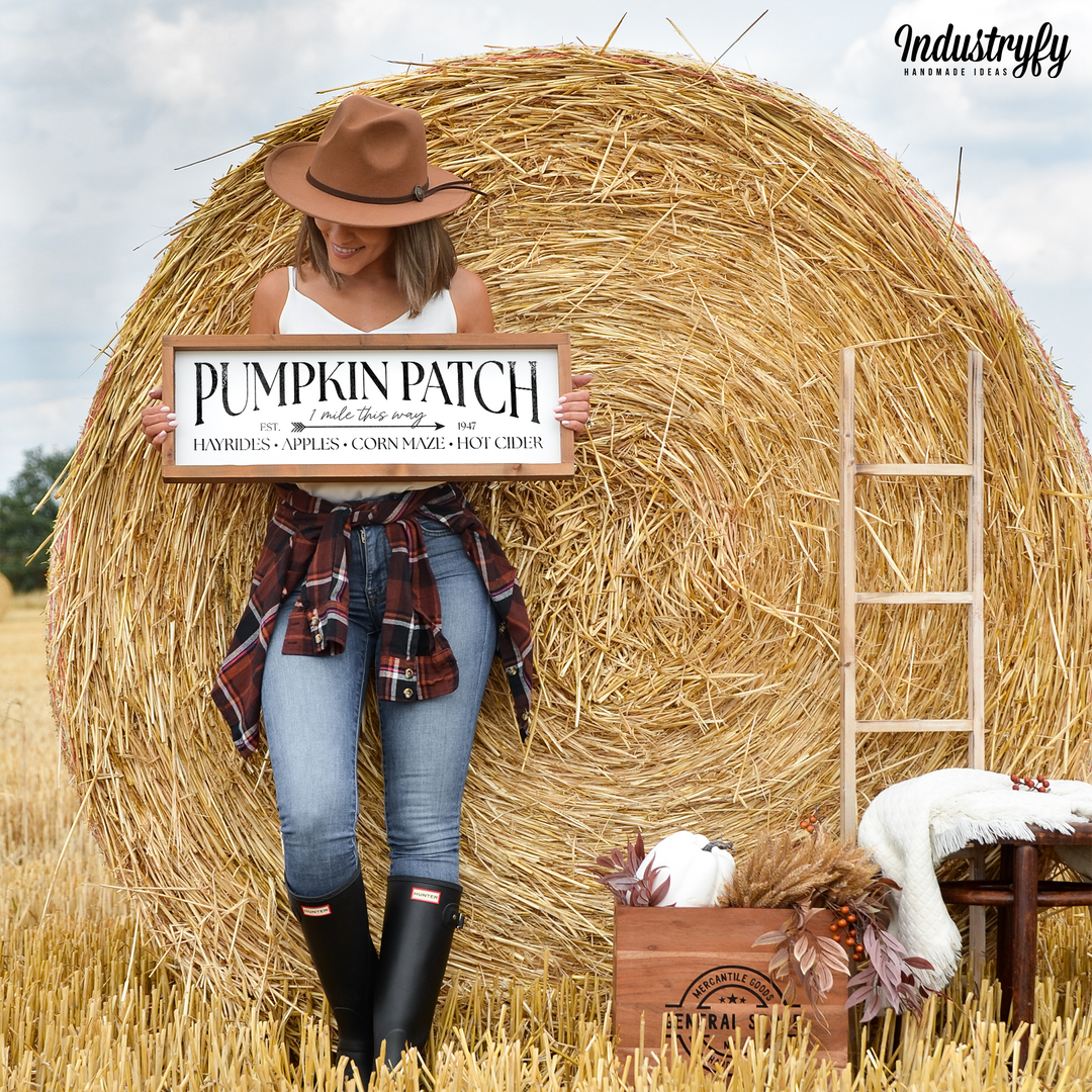 Landhaus Schild | Pumpkin Patch No4