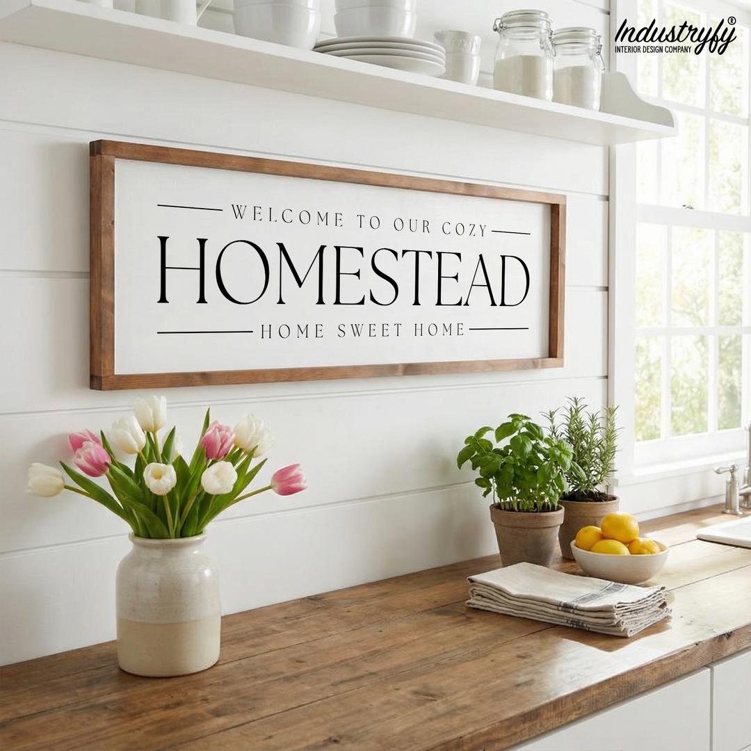 Welcome to our cozy Homestead - Landhaus Schild - Detailansicht 3