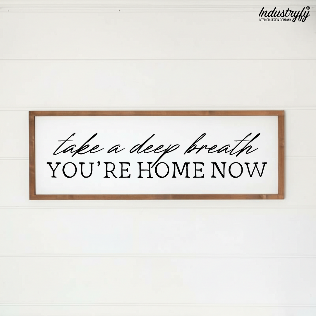 Landhaus Schild | take a deep breath, you're home now