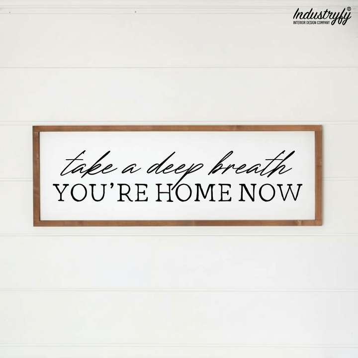 Landhaus Schild | take a deep breath, you're home now