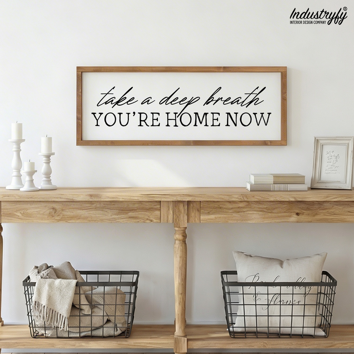 Landhaus Schild | take a deep breath, you're home now