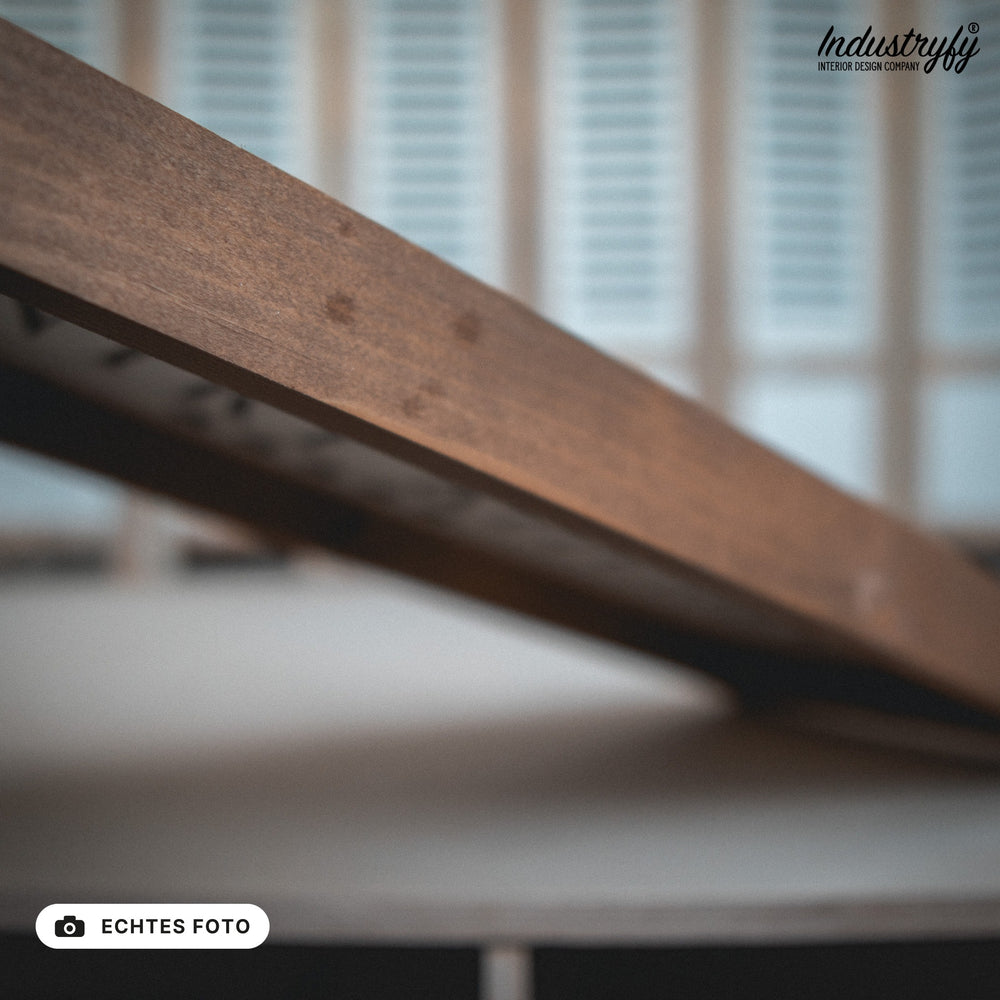B-Ware Landhaus Schild Five Star Country Kitchen, Detailansicht Holzrahmen, echtes Foto von Industryfy