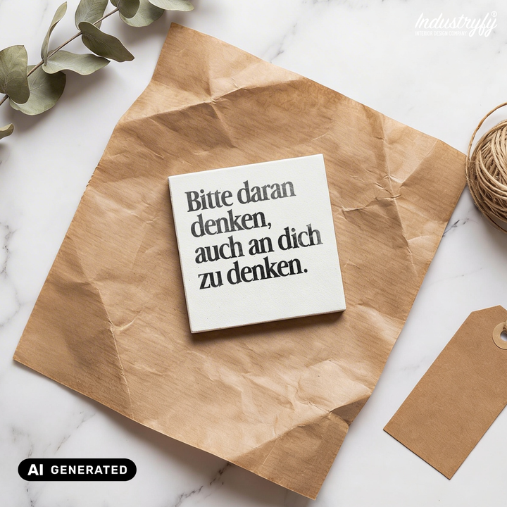 Magnet Bitte daran denken auch an dich zu denken – Detailansicht 4