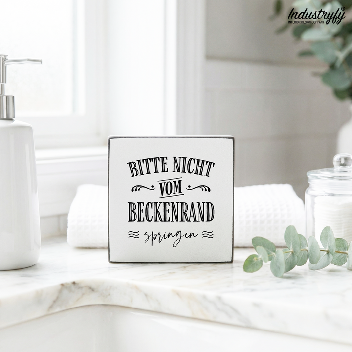 Miniblock | Bitte nicht vom Beckenrand springen