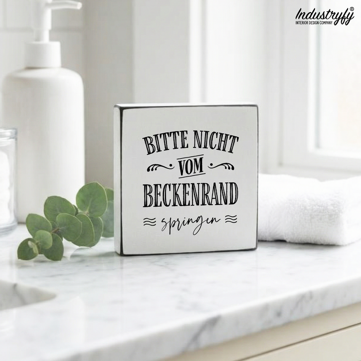 Miniblock | Bitte nicht vom Beckenrand springen