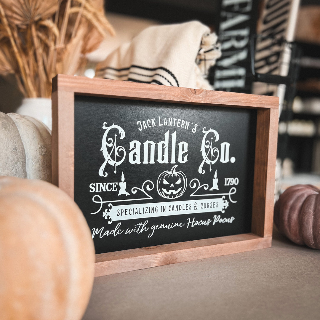 Halloween Schild | Candle Co. | Limited Black Edition