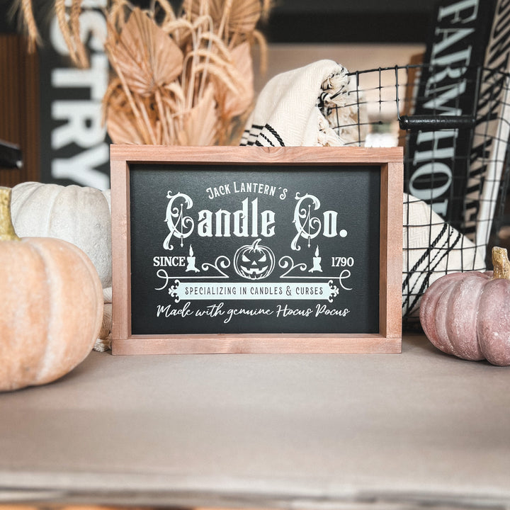 Halloween Schild | Candle Co. | Limited Black Edition