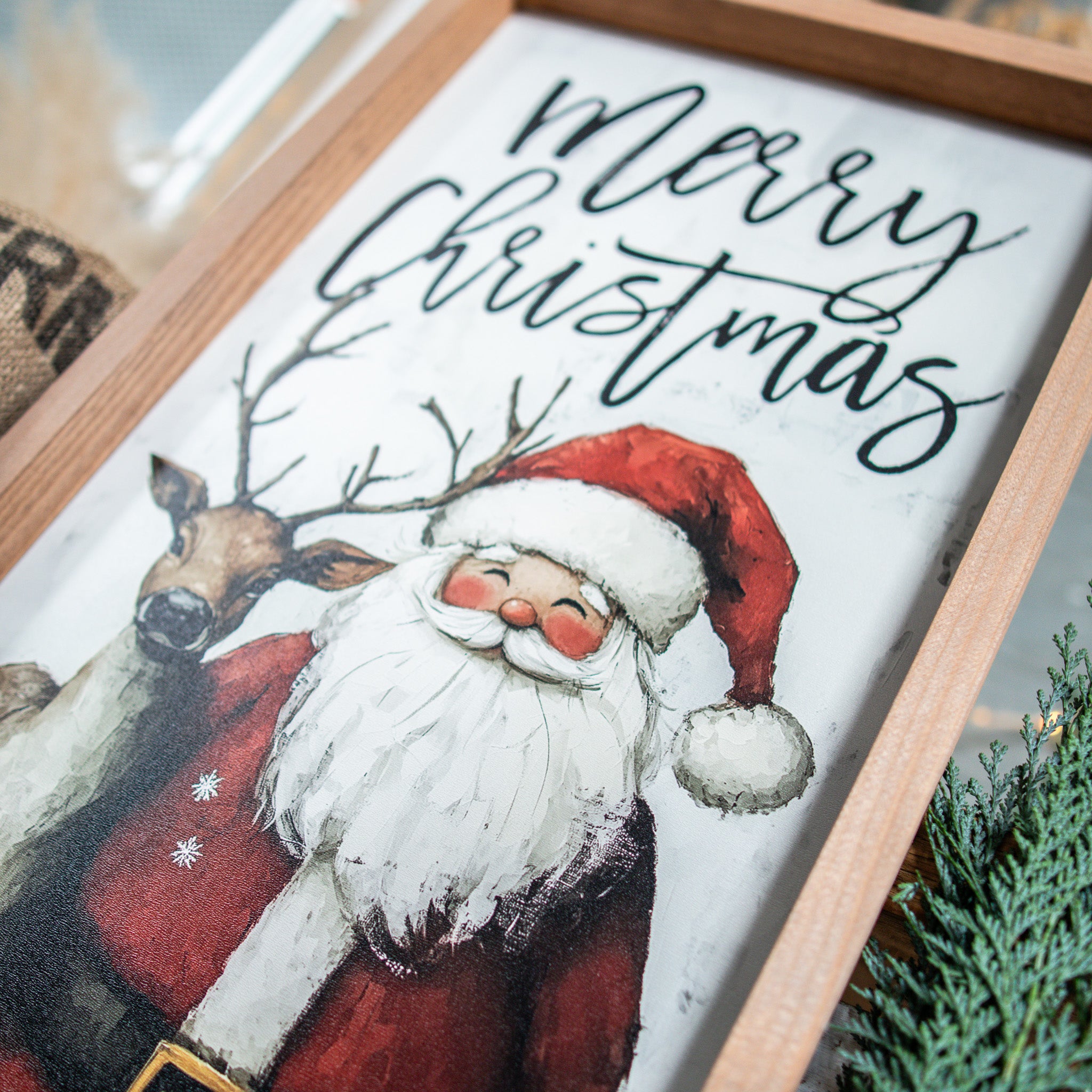 Santa Claus Parking Only Schild – 43,2x33 Cm, Wetterfest, Mit Pfählen, Für Rasen & Weihnachtsdekoration