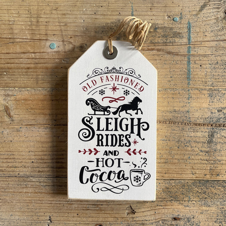 SALE | Hangtag | Old fashioned sleigh rides