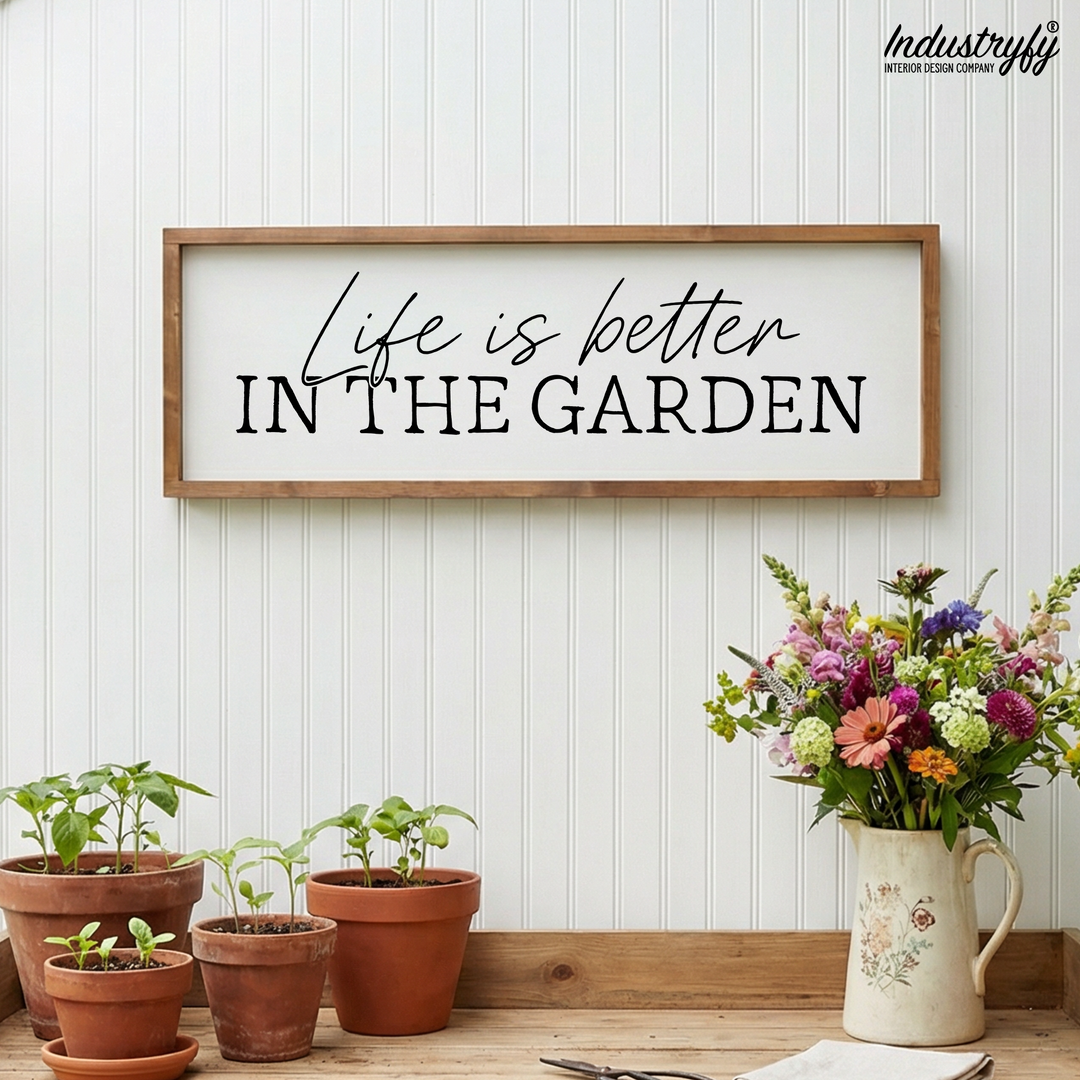 Landhaus Schild | Life is better in the Garden