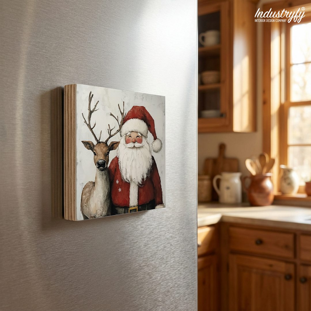 Magnet | Santa & Rudolph