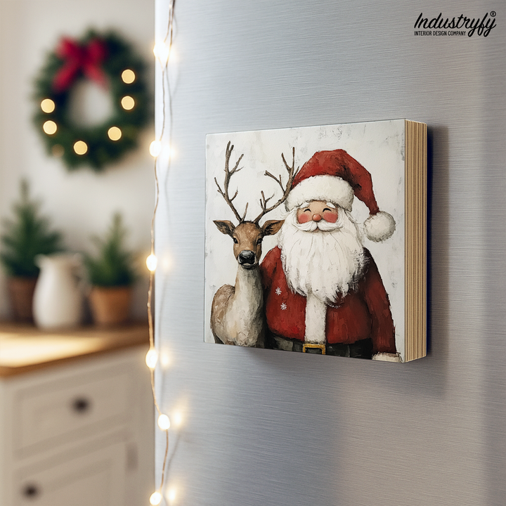 Magnet | Santa & Rudolph