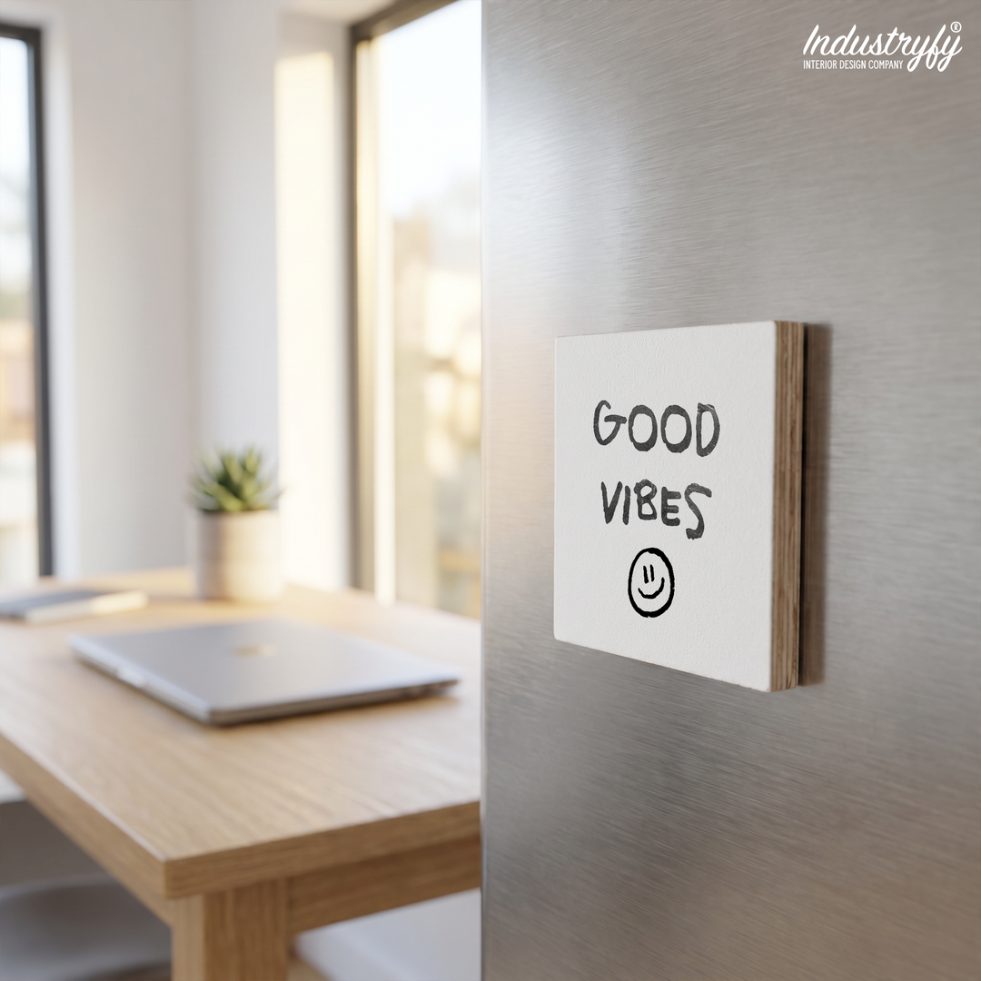Magnet Good Vibes, Kühlschrankmagnet aus Holz | Industryfy