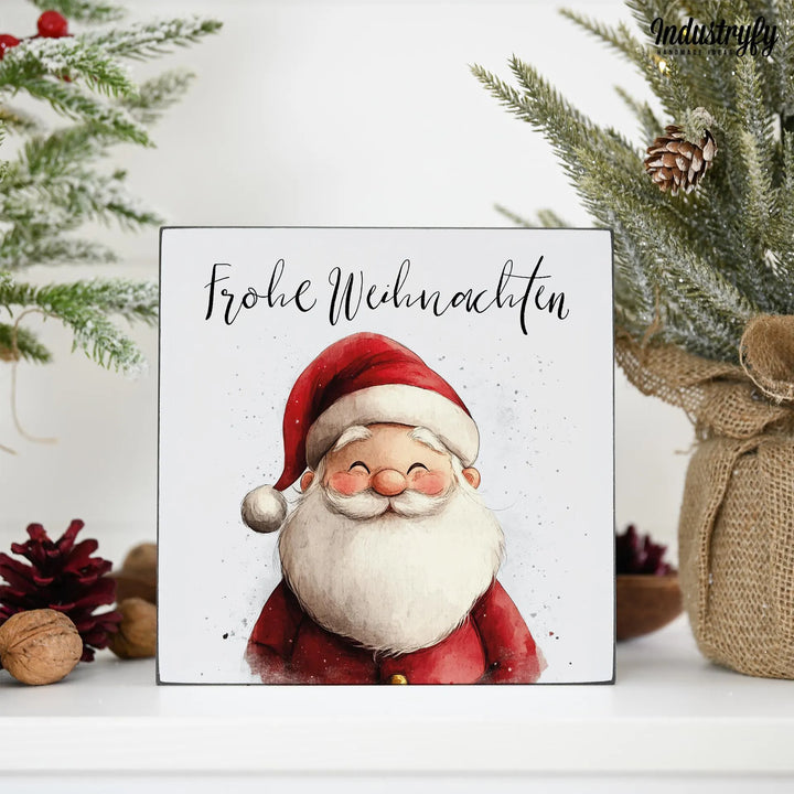 Miniblock | Frohe Weihnachten Santa