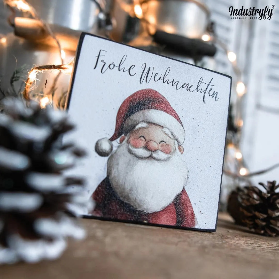 Miniblock | Frohe Weihnachten Santa