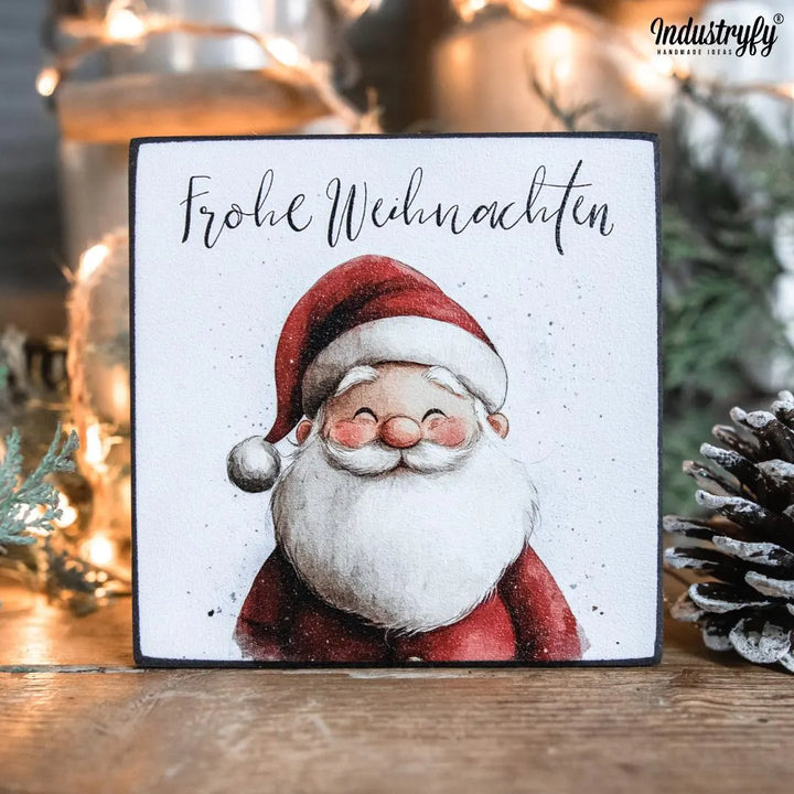 Miniblock | Frohe Weihnachten Santa
