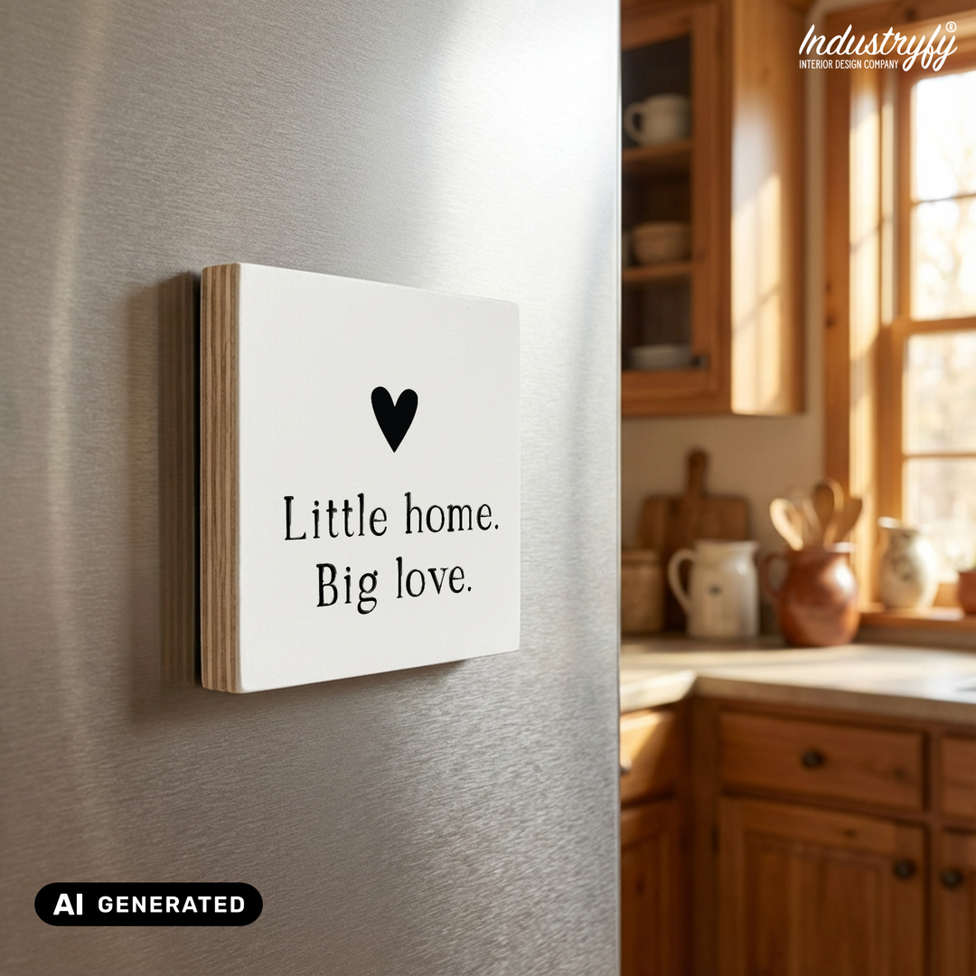 Magnet Little Home Big Love – Kühlschrankmagnet | Industryfy