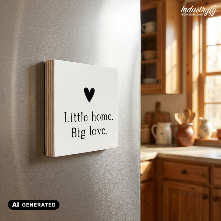 Magnet Little Home Big Love – Kühlschrankmagnet | Industryfy