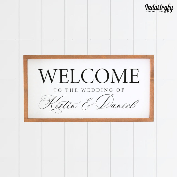 Landhaus Schild | Welcome to the wedding