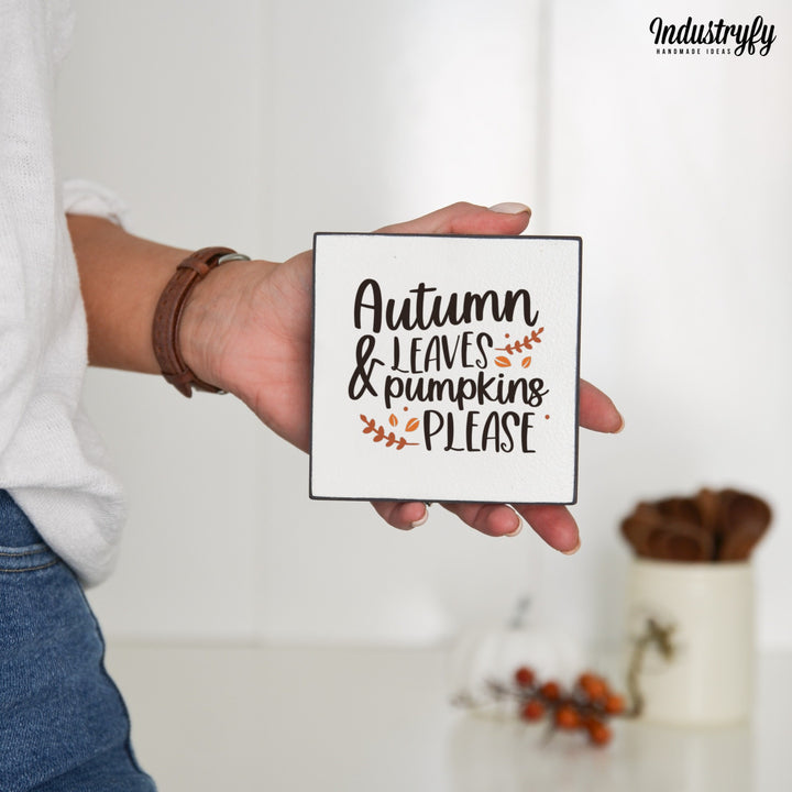 Miniblock | Autumn leaves & pumpkins please No2