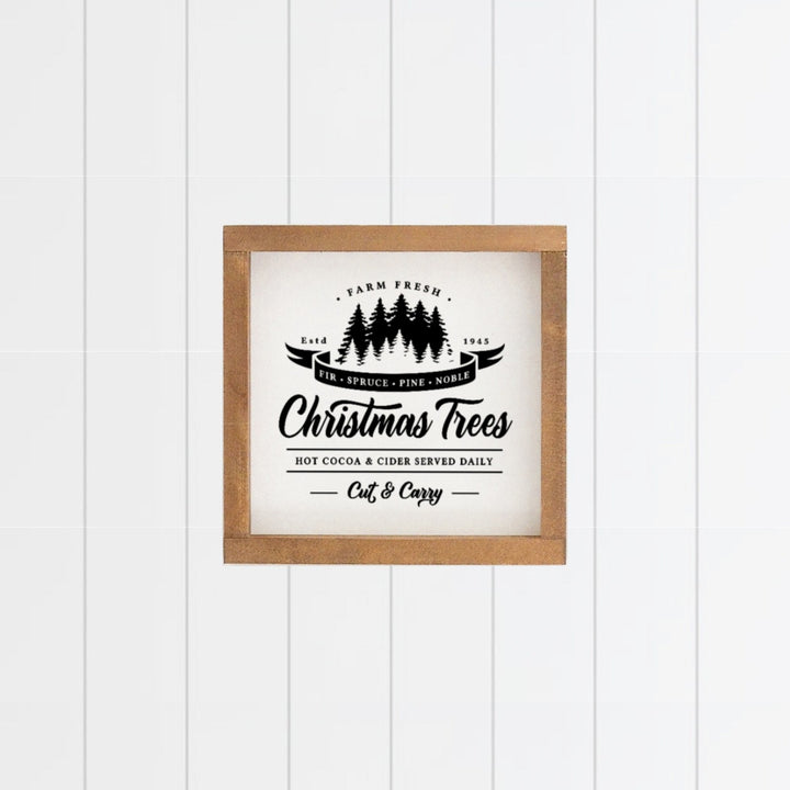 Landhaus Schild | Christmas Trees No3